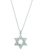 Diamond star necklace