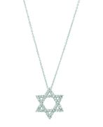 Diamond star necklace