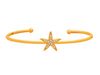 Diamond starfish bangle