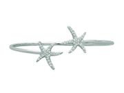 Diamond starfish bangle