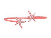 Diamond starfish bangle
