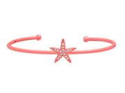 Diamond starfish bangle