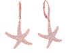 Diamond starfish earrings
