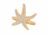 Diamond starfish ring