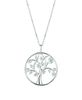 Diamond tree necklace