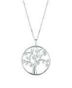 Diamond tree necklace