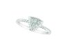 Diamond triangle ring