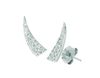 Diamond tusks earrings