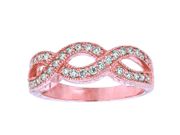 Diamond twisted ring