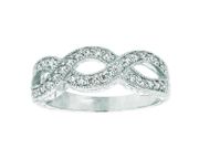 Diamond twisted ring