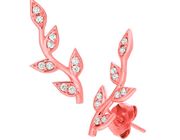 Diamond vines earrings