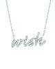 Diamond wish necklace