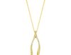 Diamond wishbone necklace