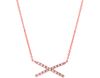 Diamond X necklace