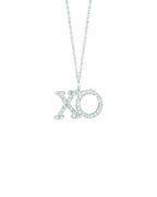 Diamond XO necklace