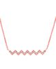 Diamond zig zag necklace