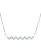Diamond zig zag necklace