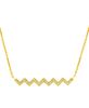 Diamond zig zag necklace