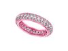 Eternity diamond pave set ring