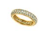 Eternity diamond pave set ring