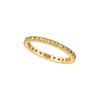 Eternity yellow diamond band