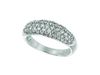 Fancy white gold diamond ring