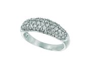 Fancy white gold diamond ring