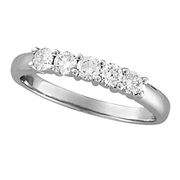 Five 5 Stone Diamond Ring