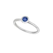 Iiolite bezel set ring