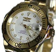 Invicta 23K White Dial Auto Pro Diver Skeleton