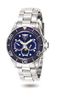 Invicta Diver Elite Moon Phase Blue Dial Luminous