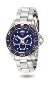 Invicta Diver Elite Moon Phase Blue Dial Luminous