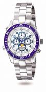 Invicta II  Multi-Function Moon Phase White Dial  Inv4041