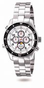 Invicta II Multi-Function White Dial Moon Phase Inv4043
