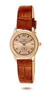 Invicta Ladies Sapphire Rose Dial and Brown Crocodial Band Inv7076