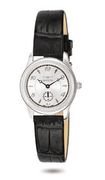 Invicta Ladies Sapphire Silver Dial and Black Crocodial Band Inv7075