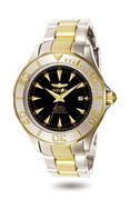 Invicta Ocean Ghost III Two Tone Automatic Black Dial Skeleton Dive