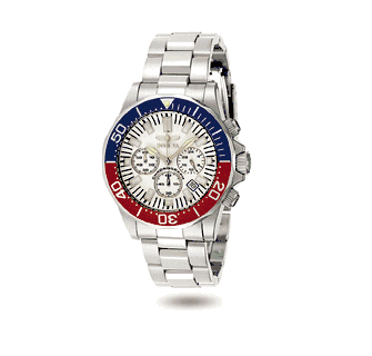 invicta red and blue bezel