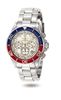 Invicta Sapphire Diver Chronograph White Dial Red/Blue Bezel Luminous