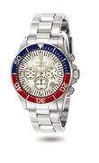 Invicta Sapphire Diver Chronograph White Dial Red/Blue Bezel Luminous