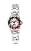 Invicta Sapphire Lady Diver White Dial Black/Red Bezel Lum Inv7062