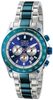 Invicta Speedway Two Tone Ionic Plated Blue Ceramic Dial  Inv5228