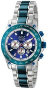 Invicta Speedway Two Tone Ionic Plated Blue Ceramic Dial  Inv5228