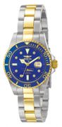 Invicta Two Tone 18K Gold Plated Diver Diamond Markers Inv5013