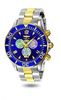 Invicta Two Tone Ocean Ghost III Blue Dial Chronograph Dive Inv7013