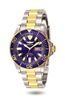 Invicta Two Tone Sapphire Automatic Blue Dial Skeleton Dive