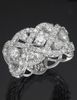 Ladies Cubic Zirconia Silver Ring DRG329
