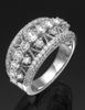 Ladies Cubic Zirconia Silver Ring DRG401
