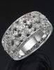 Ladies Cubic Zirconia Silver Ring DRG402