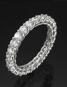 Ladies Cubic Zirconia Silver Ring DRG405